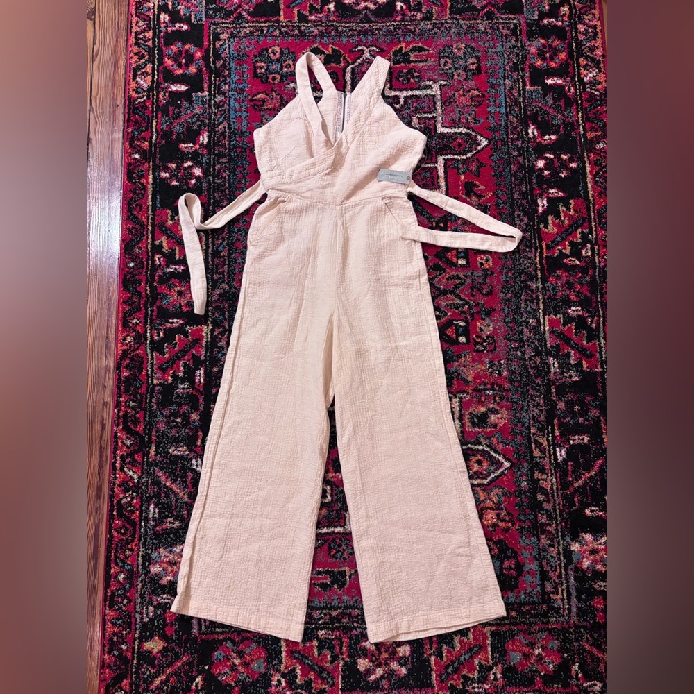 Anthropologie NWT Sleeveless Wide-Leg Jumpsuit - Picture 2 of 6